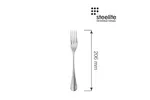 Widelec stołowy Baguette (Vintage) 206 mm Steelite 5975SX021
