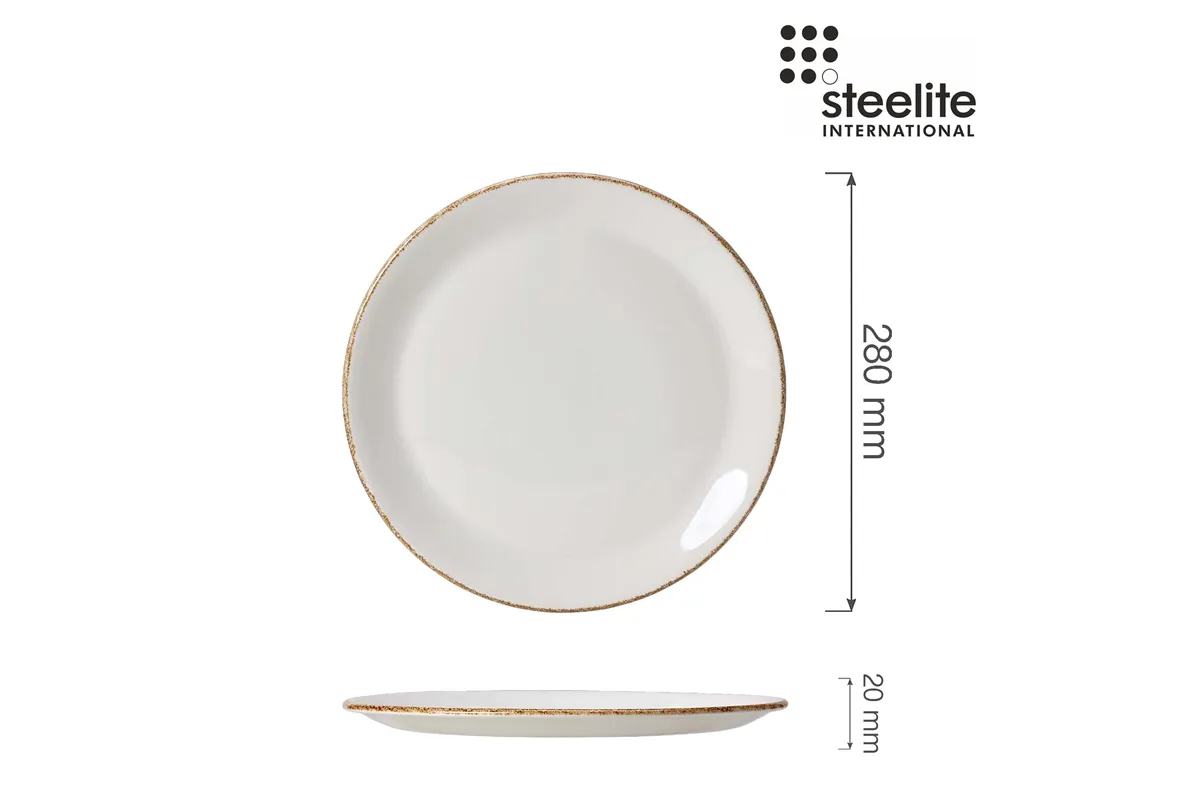 Talerz coupe Brown Dapple 280 mm Steelite 17140544