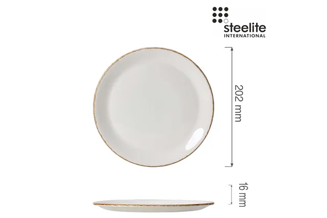 Talerz coupe Brown Dapple 202 mm Steelite 17140567 Talerz coupe Brown Dapple 202 mm Steelite 17140567