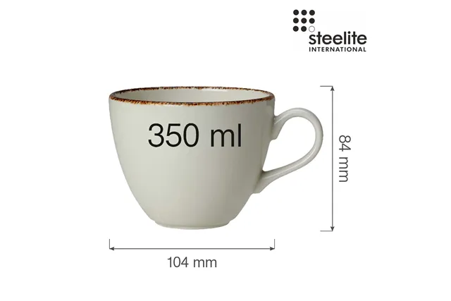 Filiżanka do cappuccino Dapple Brown 350 ml Steelite 1714X0019 Filiżanka do cappuccino Dapple Brown 350 ml Steelite 1714X0019