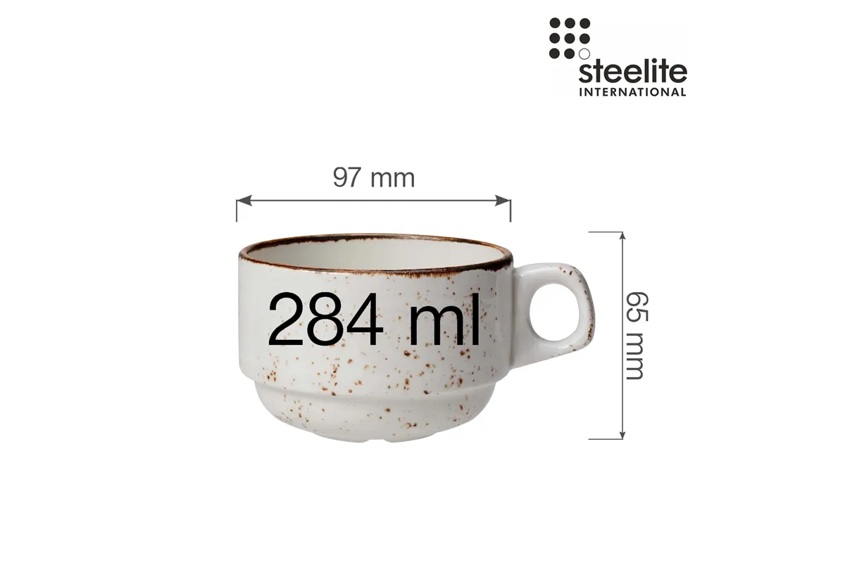 Filiżanka sztaplowana Craft White 284 ml Steelite 11550188