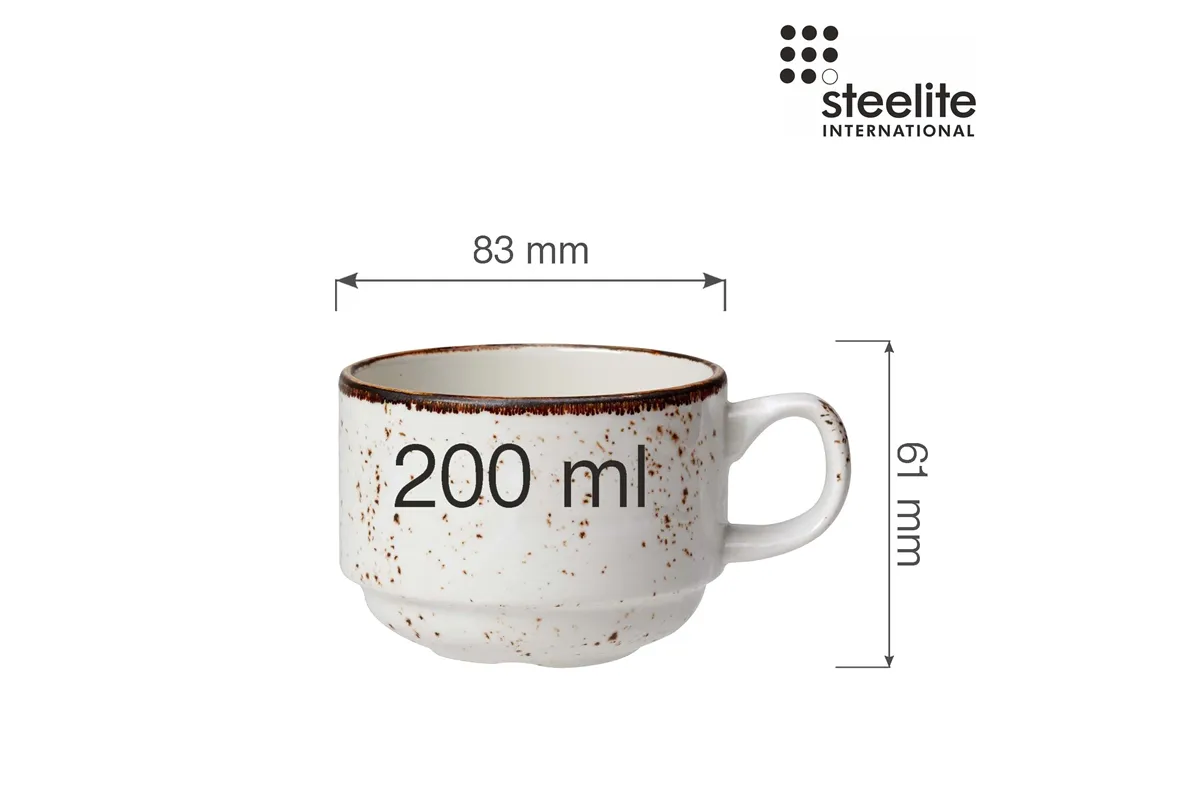 Filiżanka do kawy i herbaty Slimline Craft 200 ml Steelite 11550217