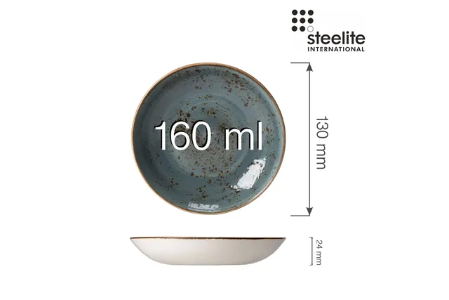 Talerz głęboki Craft Blue 130 mm Steelite 11300571 Talerz głęboki Craft Blue 130 mm Steelite 11300571