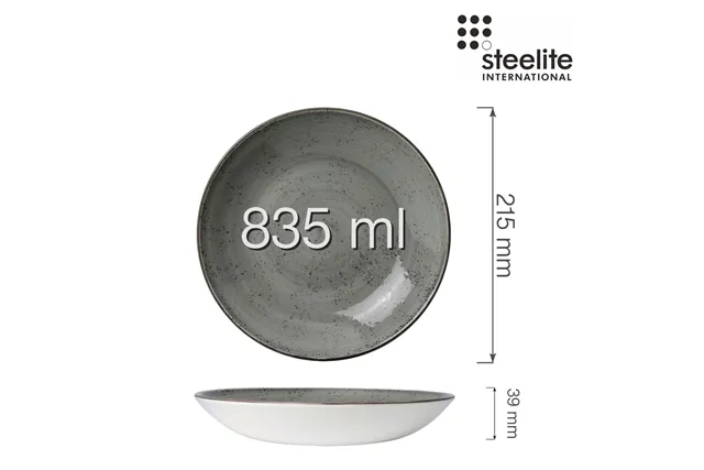 Miska Coupe Smoke 215 mm Steelite 12080570 Miska Coupe Smoke 215 mm Steelite 12080570