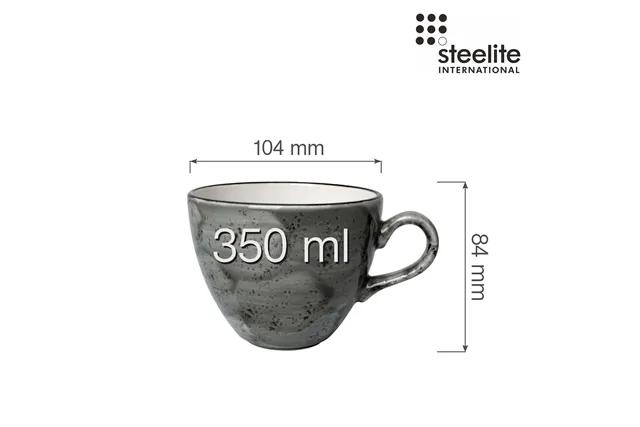 Filiżanka do cappuccino Smoke 350 ml Steelite 1208X0019 Filiżanka do cappuccino Smoke 350 ml Steelite 1208X0019