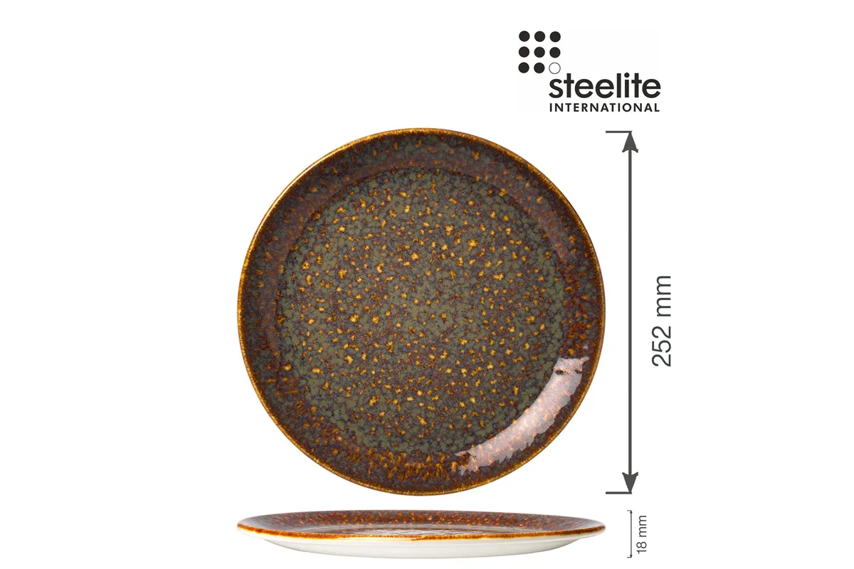 Talerz coupe Vesuvius Amber 252.5 mm Steelite 12020566