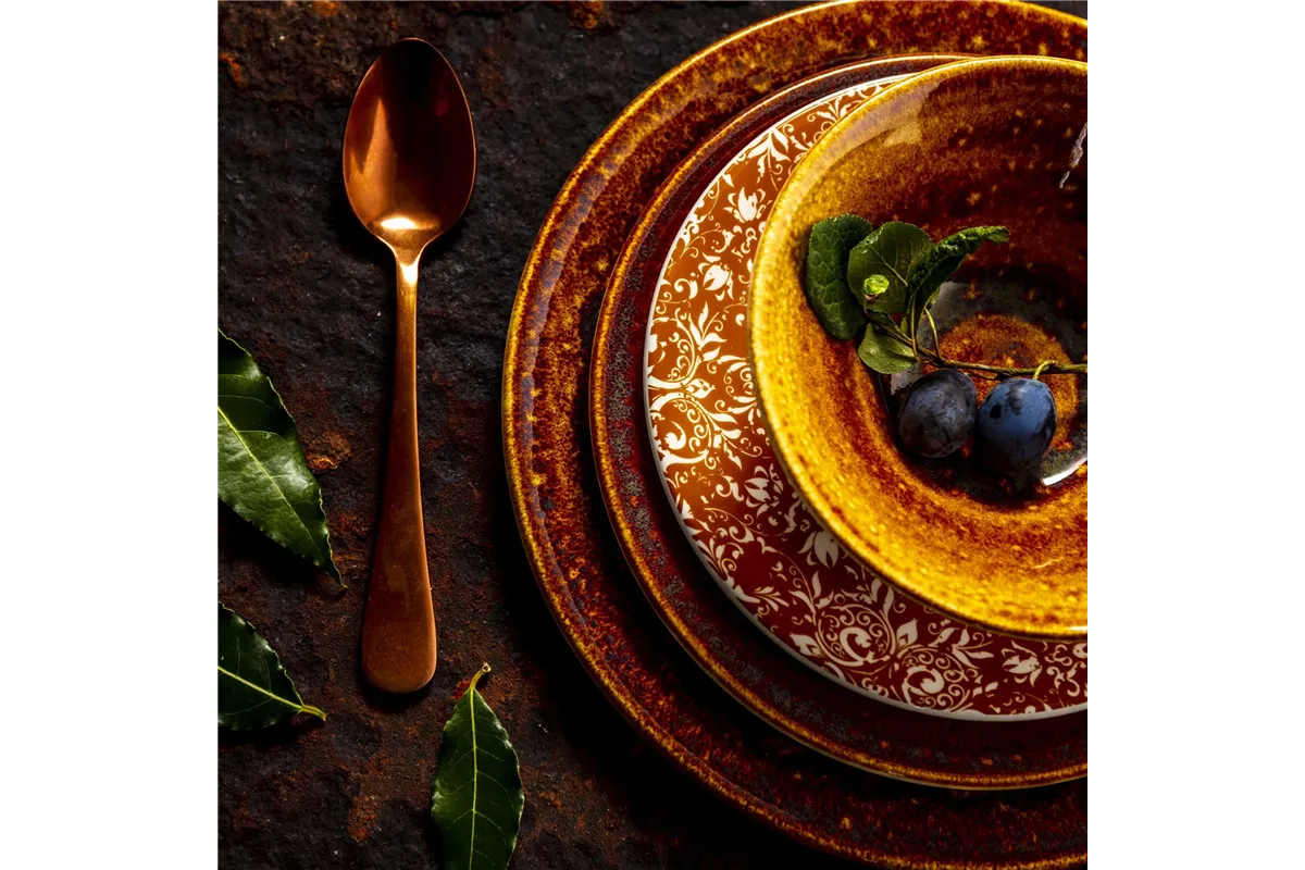 Spodek Vesuvius Amber 125 mm Steelite 1202X0043