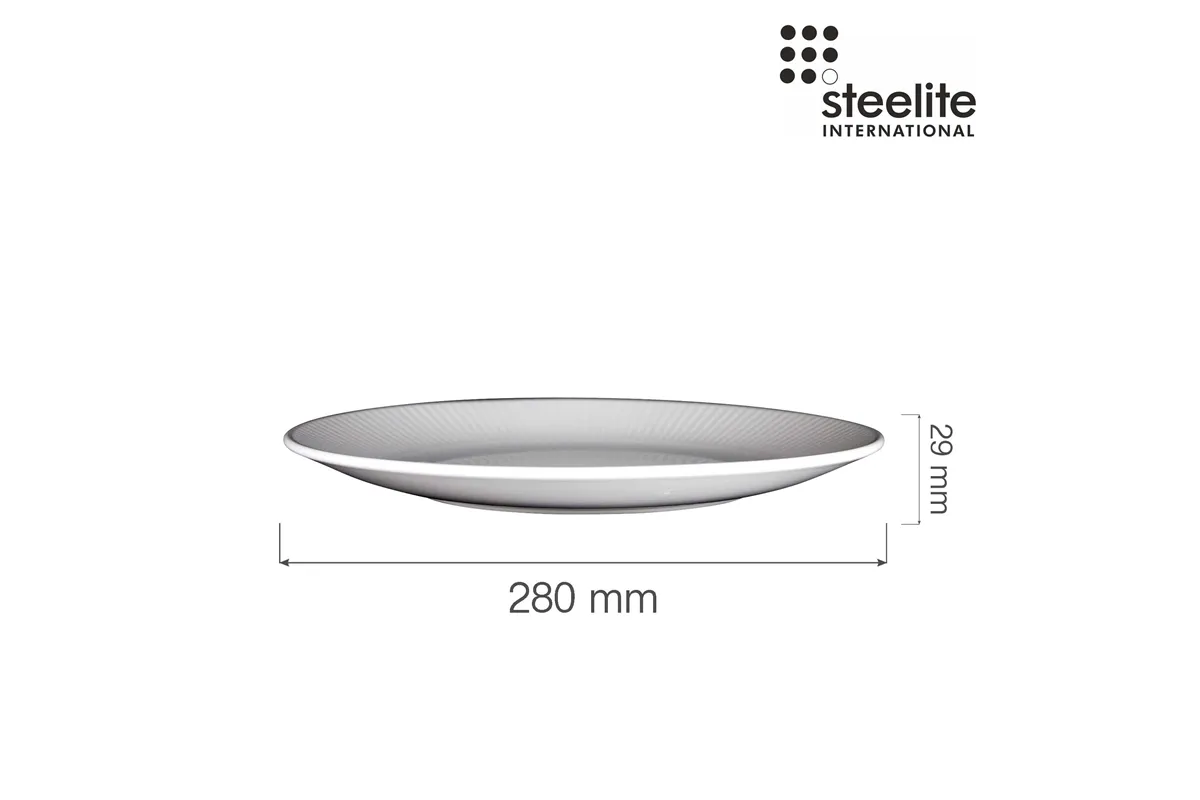 Talerz płytki gourmet coupe Willow 280 mm Steelite 9117C1173