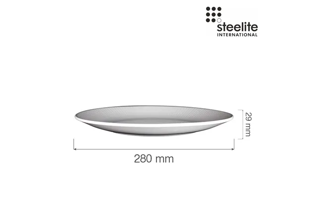 Talerz płytki gourmet coupe Willow 280 mm Steelite 9117C1173 Talerz płytki gourmet coupe Willow 280 mm Steelite 9117C1173