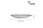 Talerz płytki gourmet coupe Willow 280 mm Steelite 9117C1173