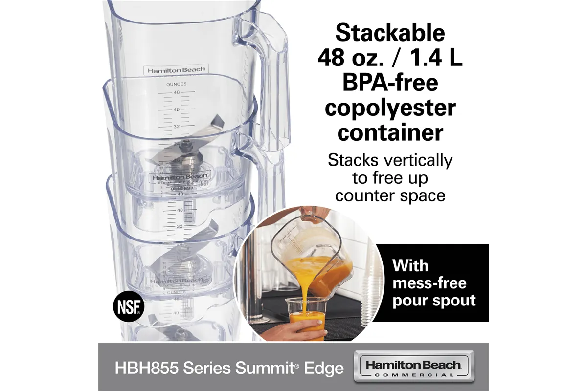 Blender specjalistyczny HBH855-CE Summit® Edge, Hamilton Beach Commercial Hamilton Beach Commercial HBH855-CE