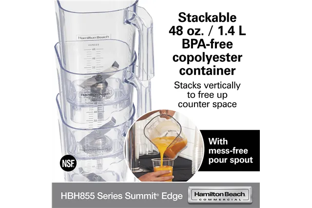 Blender specjalistyczny HBH855-CE Summit® Edge, Hamilton Beach Commercial Hamilton Beach Commercial HBH855-CE Blender specjalistyczny HBH855-CE Summit® Edge, Hamilton Beach Commercial Hamilton Beach Commercial HBH855-CE