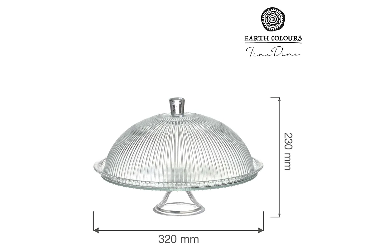 Patera z kloszem Aura, 320 x (h)230mm Fine Dine 788745