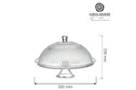 Patera z kloszem Aura, 320 x (h)230mm Fine Dine 788745
