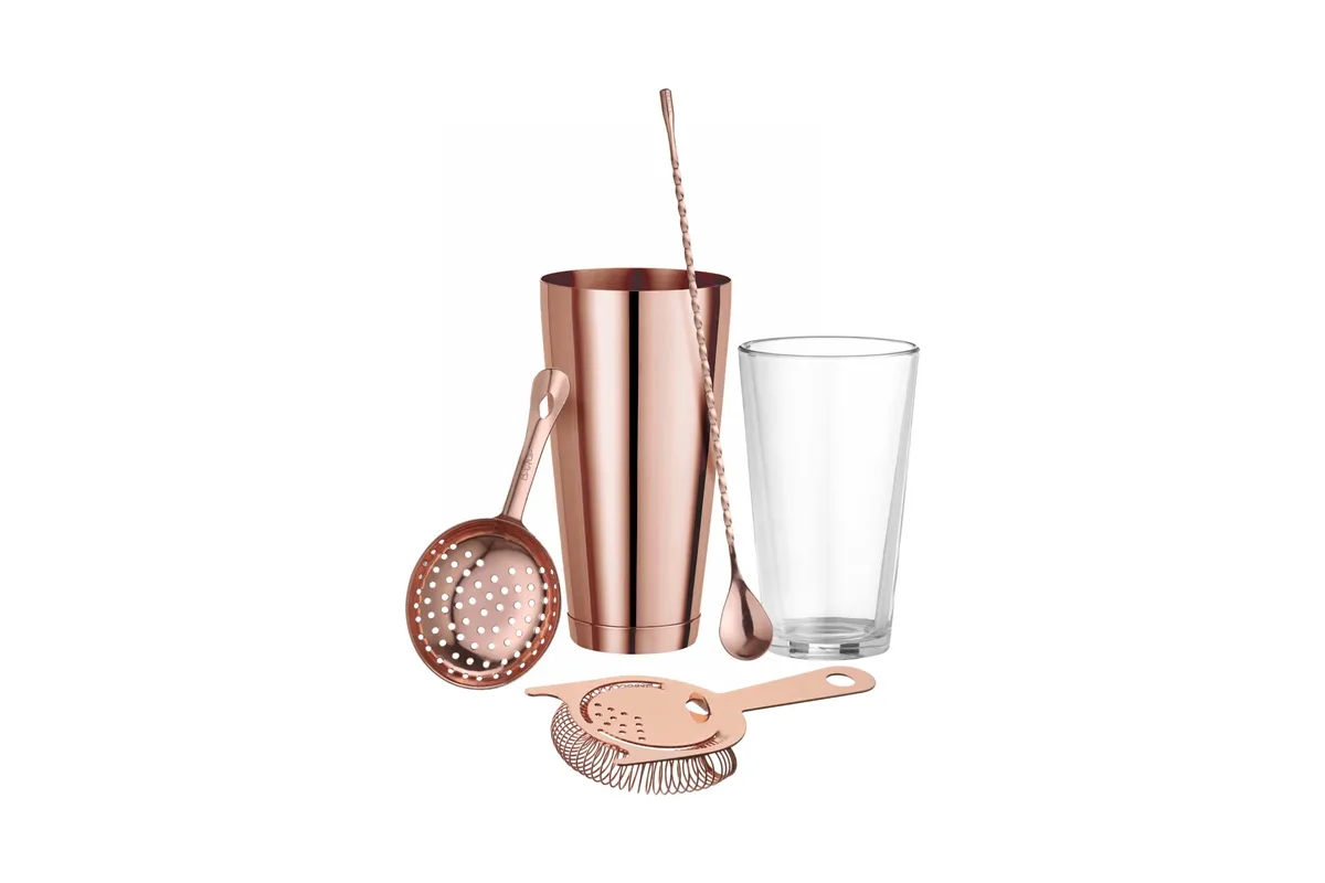 Shaker bostoński Tin Tin, 800ml, miedziany Bar Up 596395