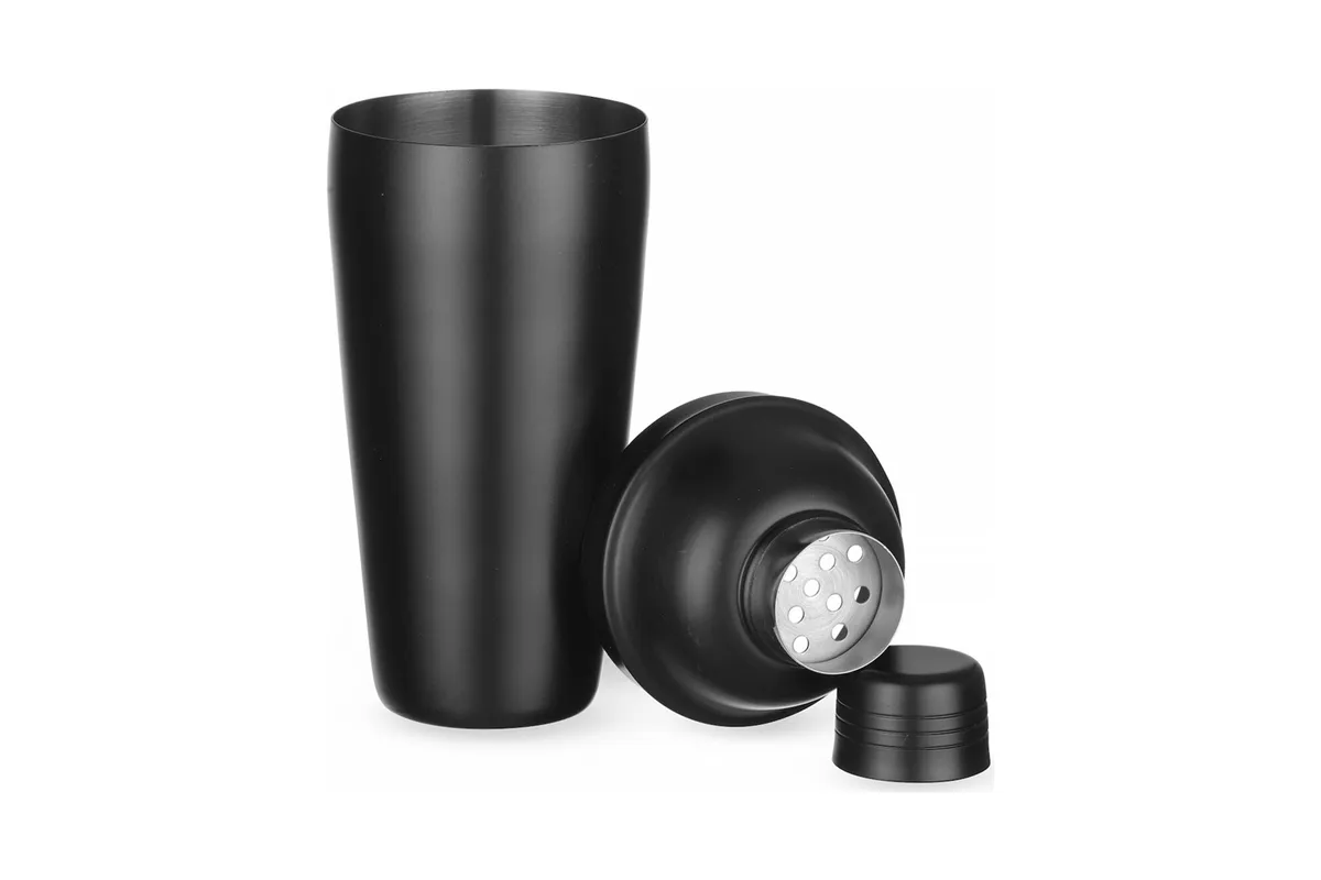 Shaker 3-częściowy w stylu japońskim, Cobbler, Bar up, czarny, ø85x(H)240mm Bar Up 596432