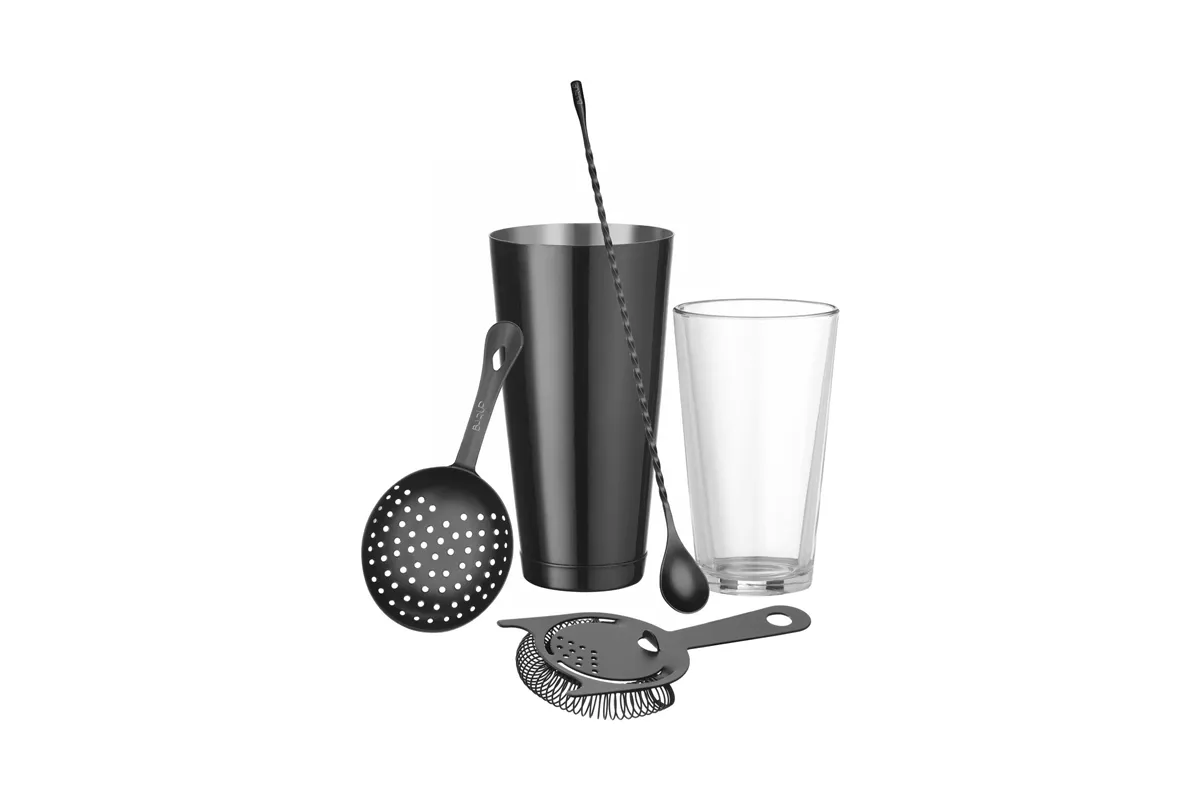 Sitko barmańskie Julep, Bar up, czarny, 160x76mm Bar Up 596531