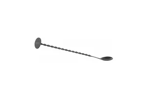 Łyżka barmańska z muddlerem, Bar up, czarny, 280x35mm Bar Up 596586