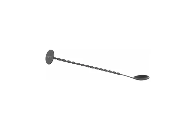 Łyżka barmańska z muddlerem, Bar up, czarny, 280x35mm Bar Up 596586 Łyżka barmańska z muddlerem, Bar up, czarny, 280x35mm Bar Up 596586