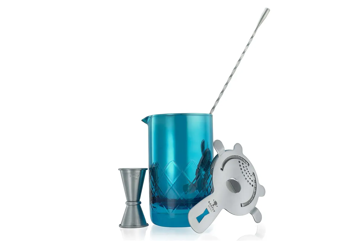 Szklanica barmańska 500 ml, niebieska, Barfly BarFly M37177BL