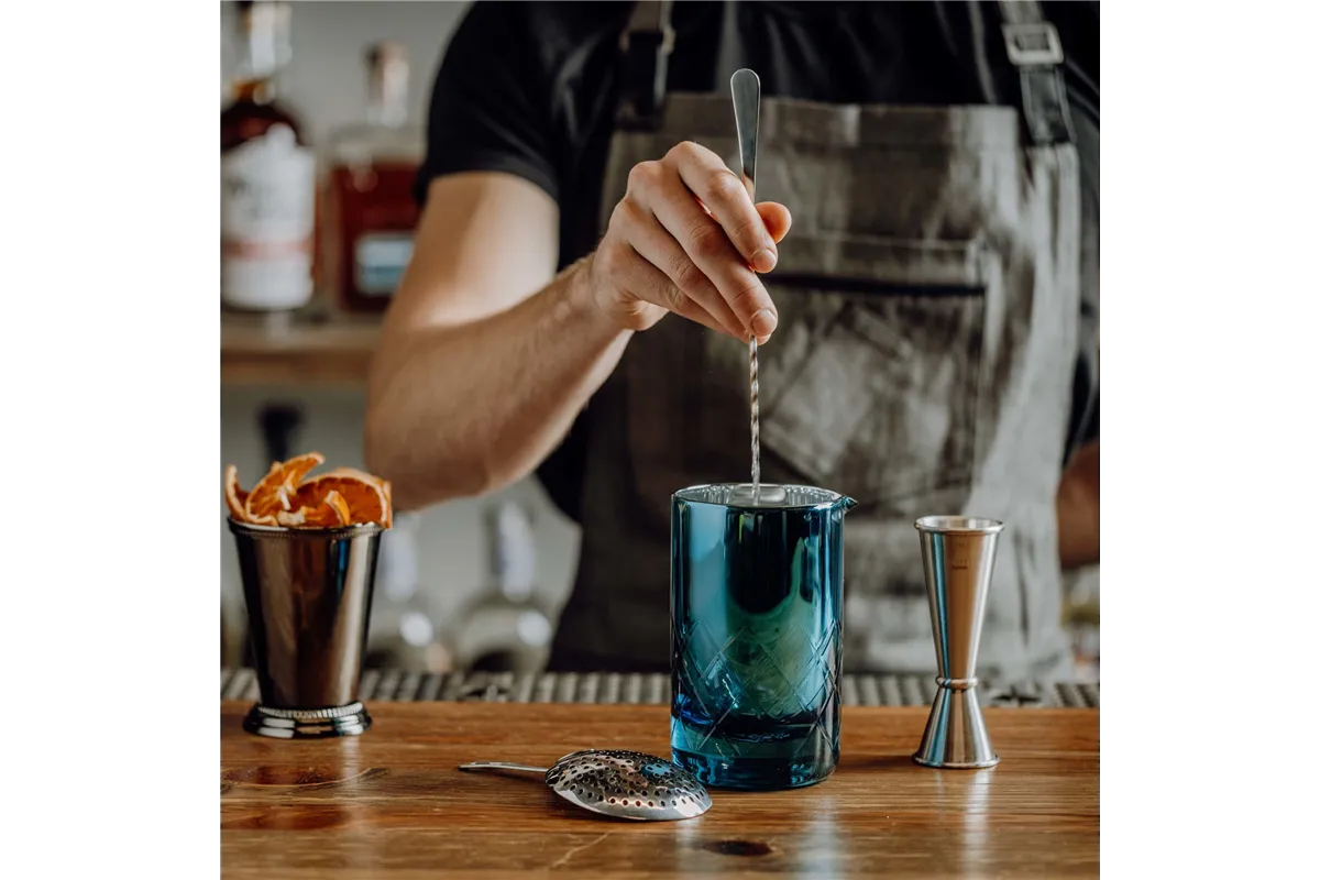 Szklanica barmańska 500 ml, niebieska, Barfly BarFly M37177BL