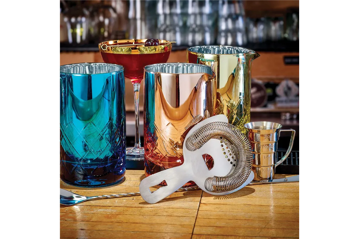 Szklanica barmańska 500 ml, złota, Barfly BarFly M37177GD