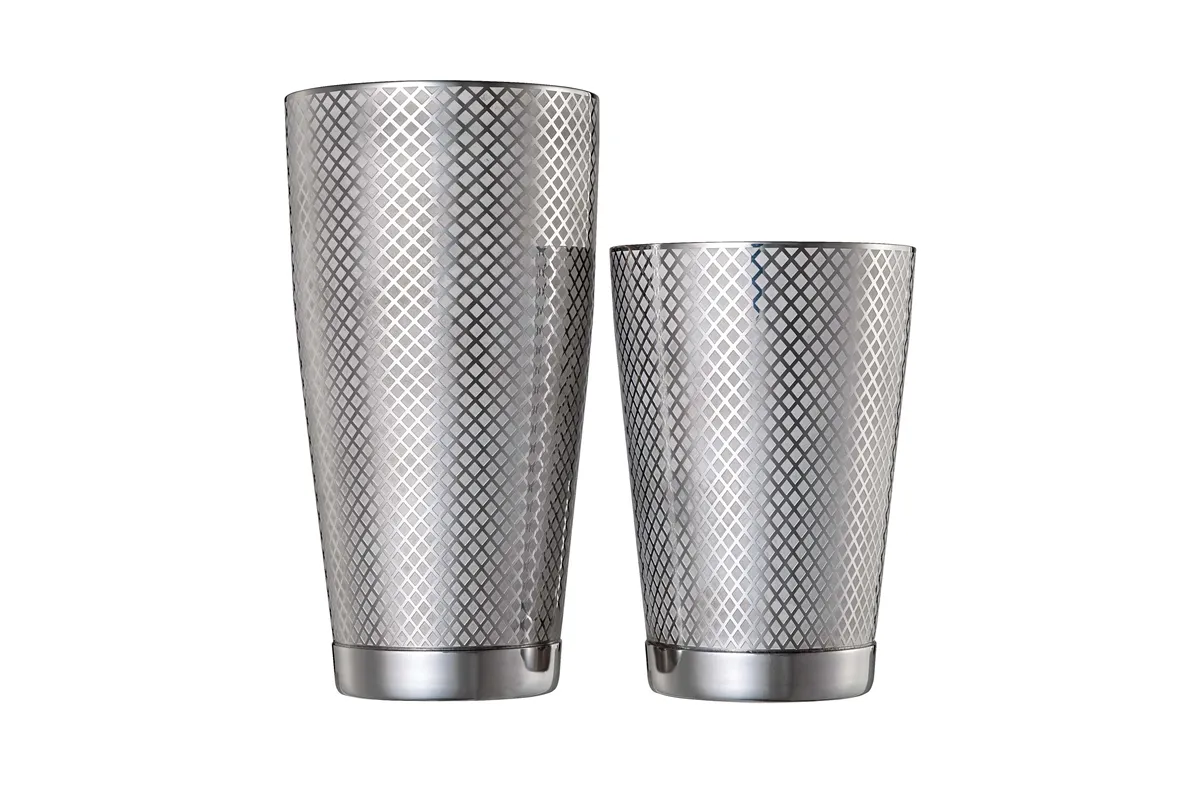 Shaker tin tin Diamond Lattice, stal nierdzewna, Barfly, 830/530ml BarFly M37200