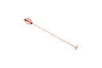 Łyżka barmańska z tłuczkiem, 300mm, miedziana, Barfly BarFly M37018CP