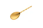 Łyżka barmańska z tłuczkiem, 300mm, złota, Barfly BarFly M37018GD