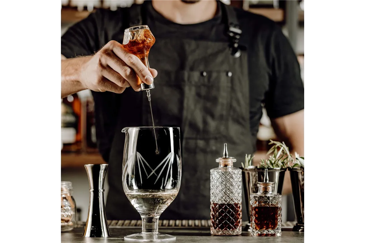 Butelka na bittery w stylu retro, Barfly, 150ml BarFly M37172