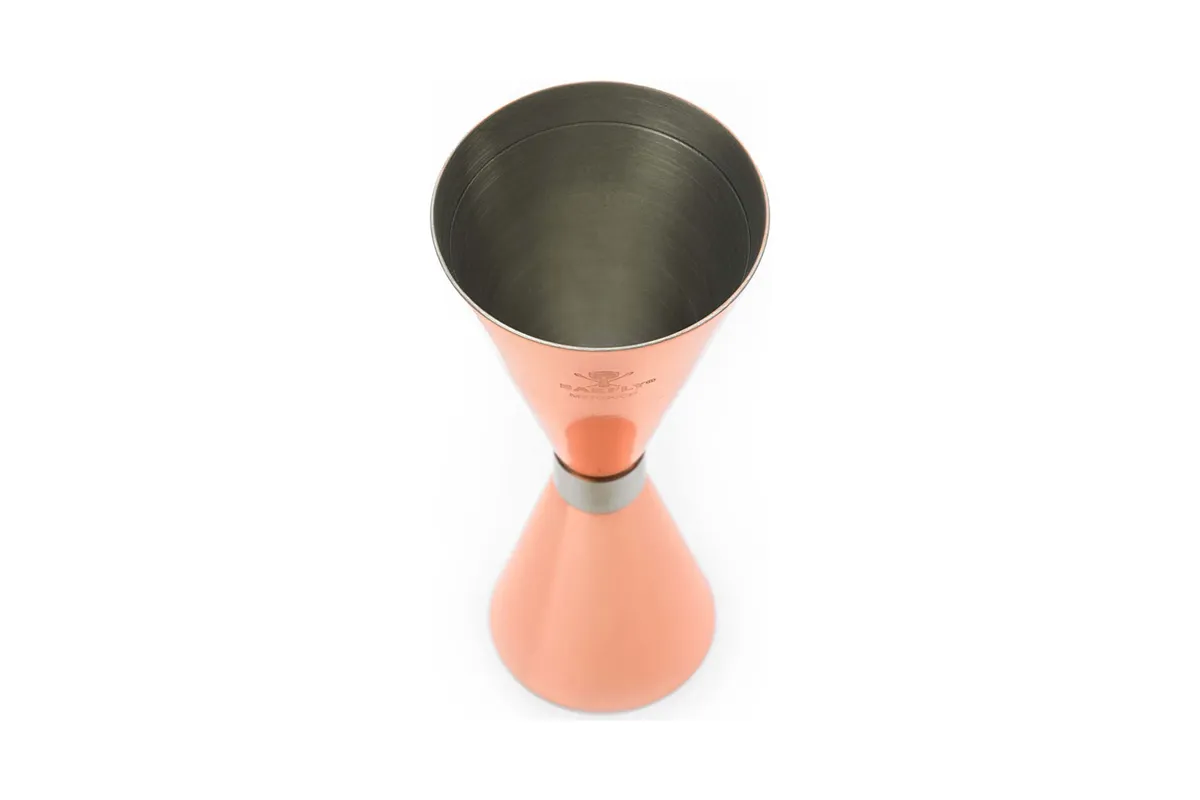 Jigger - Miarka barmańska Slim Style, 2 oz., 30/60 ml miedziana ze stalową obwódką, Barfly BarFly M37090CP