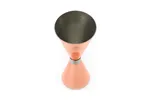 Jigger - Miarka barmańska Slim Style, 2 oz., 30/60 ml miedziana ze stalową obwódką, Barfly BarFly M37090CP