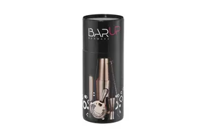 Zestaw barmański w tubie, Bar up, miedziany, fi.120x(H)320mm Bar Up 596623