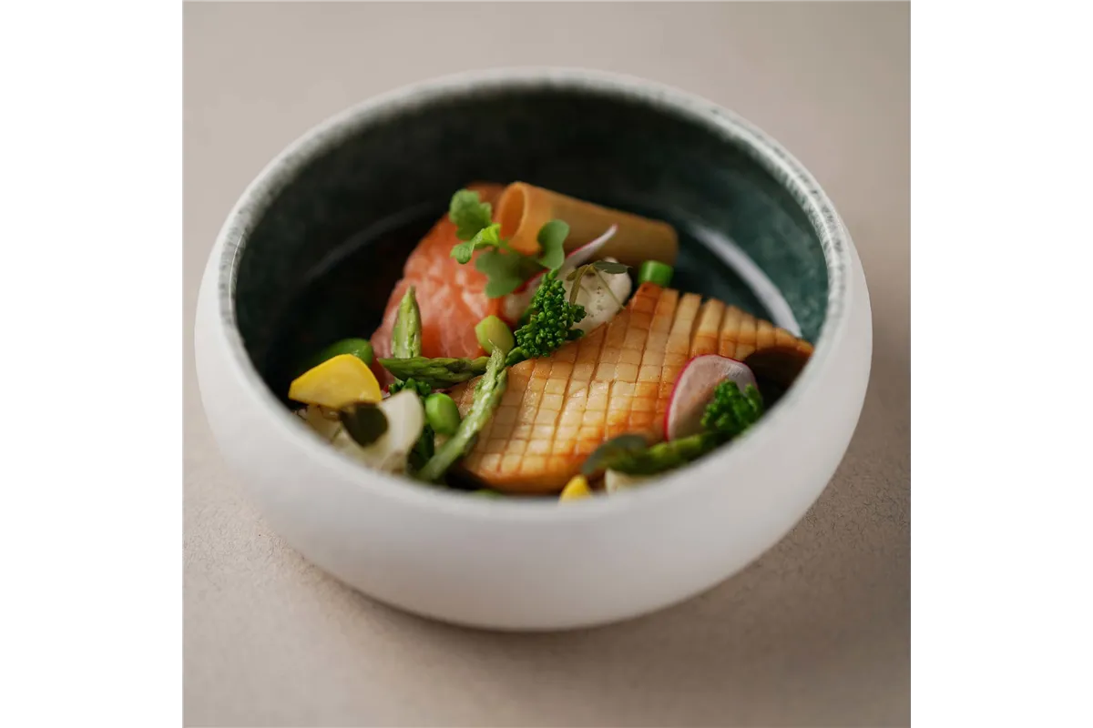 Miska Goro White Blue 140mm Fine Dine 768617