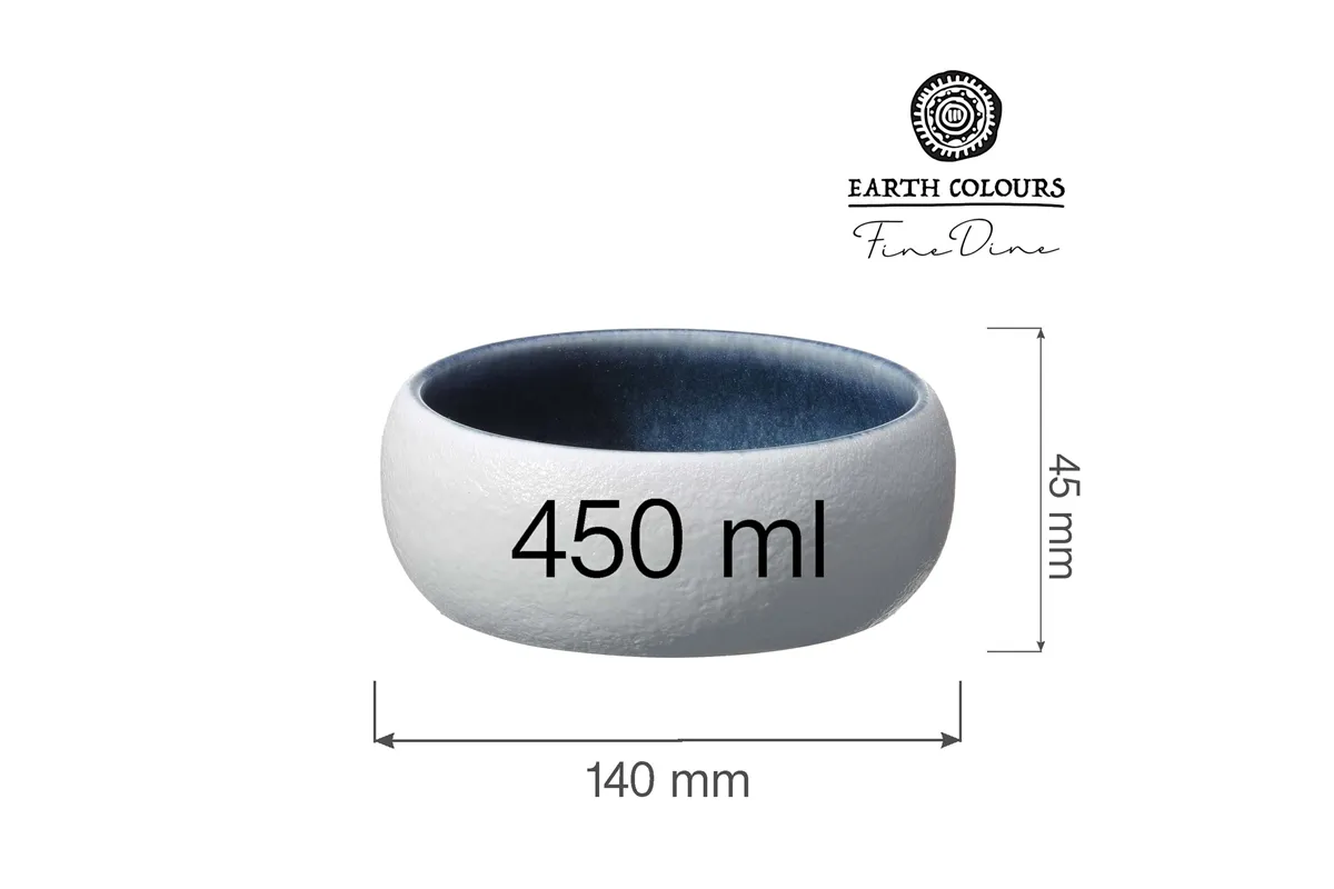 Miska Goro White Blue 140mm Fine Dine 768617