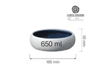Miska Goro White Blue 165 mm, 650 ml Fine Dine 768624