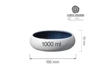 Miska Goro White Blue 195 mm, 1000 ml Fine Dine 768631