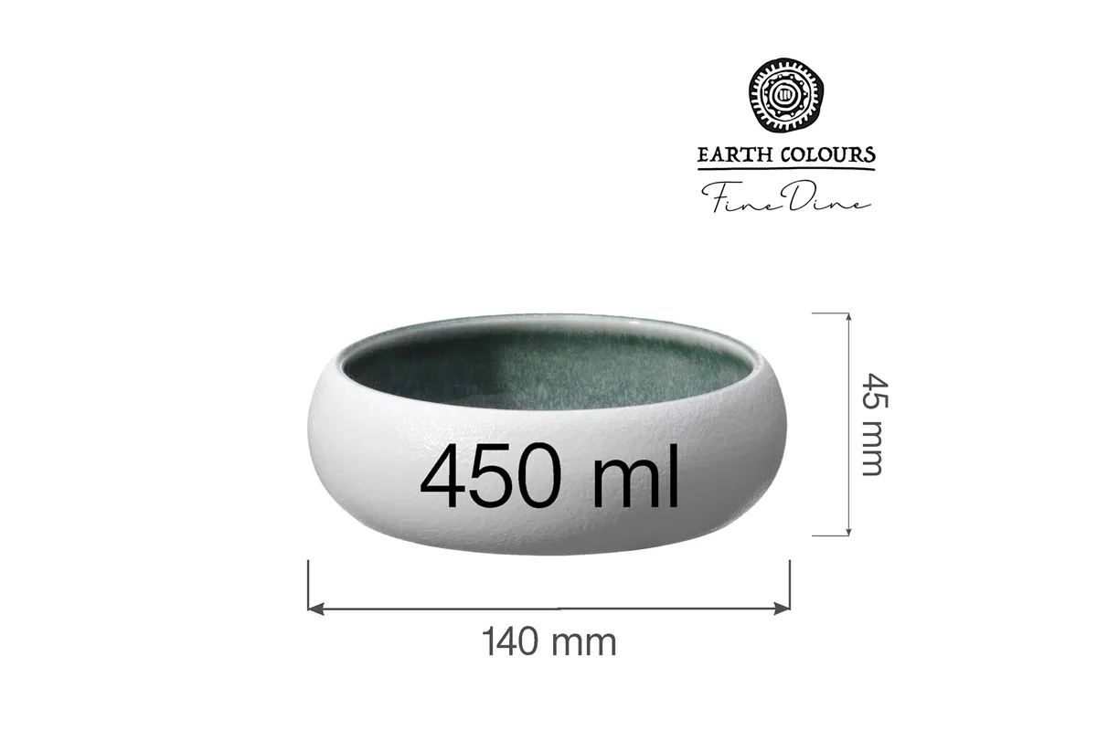 Miska Goro White Green 140mm Fine Dine 768648
