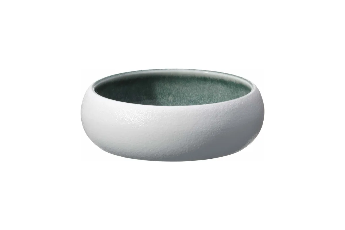 Miska Goro White Green 165 mm, 650 ml Fine Dine 768655