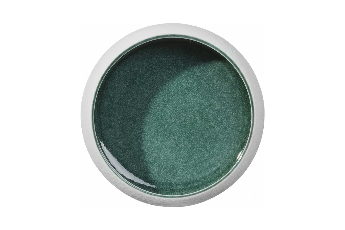 Miska Goro White Green 165 mm, 650 ml Fine Dine 768655