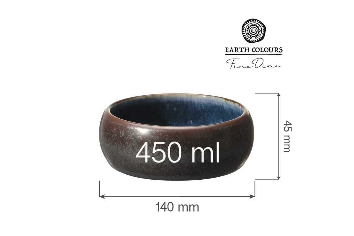 Miska Goro Brown Blue 140mm Fine Dine 768679