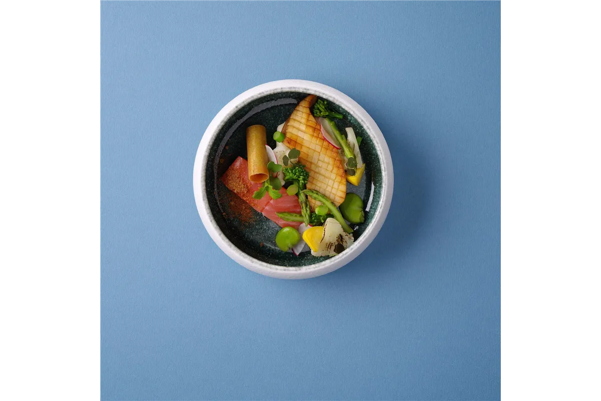 Miska Goro Brown Blue 195 mm, 1000 ml Fine Dine 768693