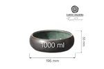 Miska Goro Brown Green 195mm, 1000 ml Fine Dine 768723