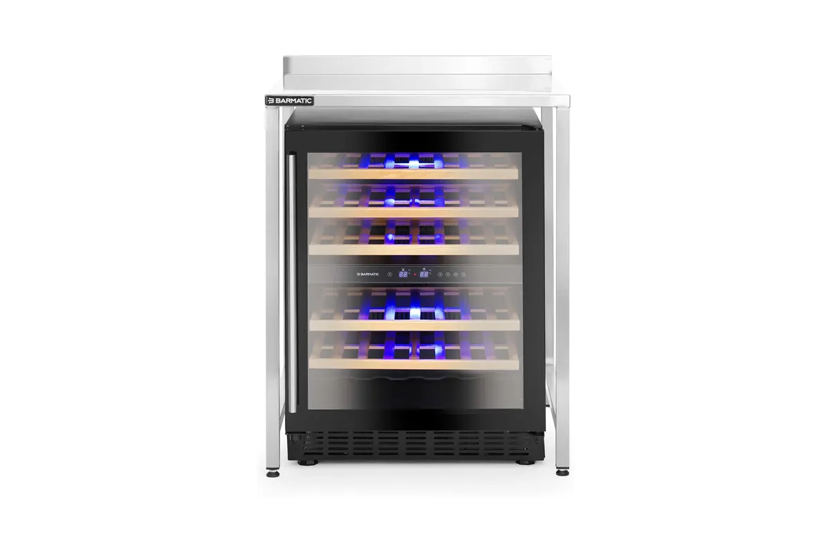 Barowy stół konstrukcyjny Oxygen, 700x650x(H)900 mm, Barmatic Barmatic 817360