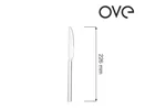 Nóż stołowy Bergen, OVE, 226 mm, zestaw 12 szt. Ove 766828