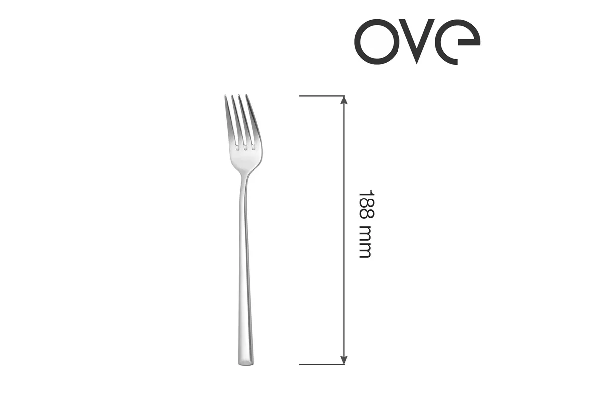 Widelec deserowy Bergen, OVE, 188 mm, zestaw 12 szt. Ove 766859