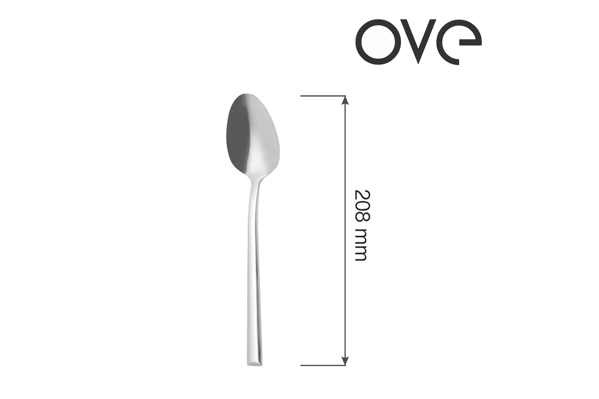 Łyżka stołowa Bergen, OVE, 208 mm, zestaw 12 szt. Ove 766866