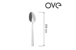Łyżka stołowa Bergen, OVE, 208 mm, zestaw 12 szt. Ove 766866