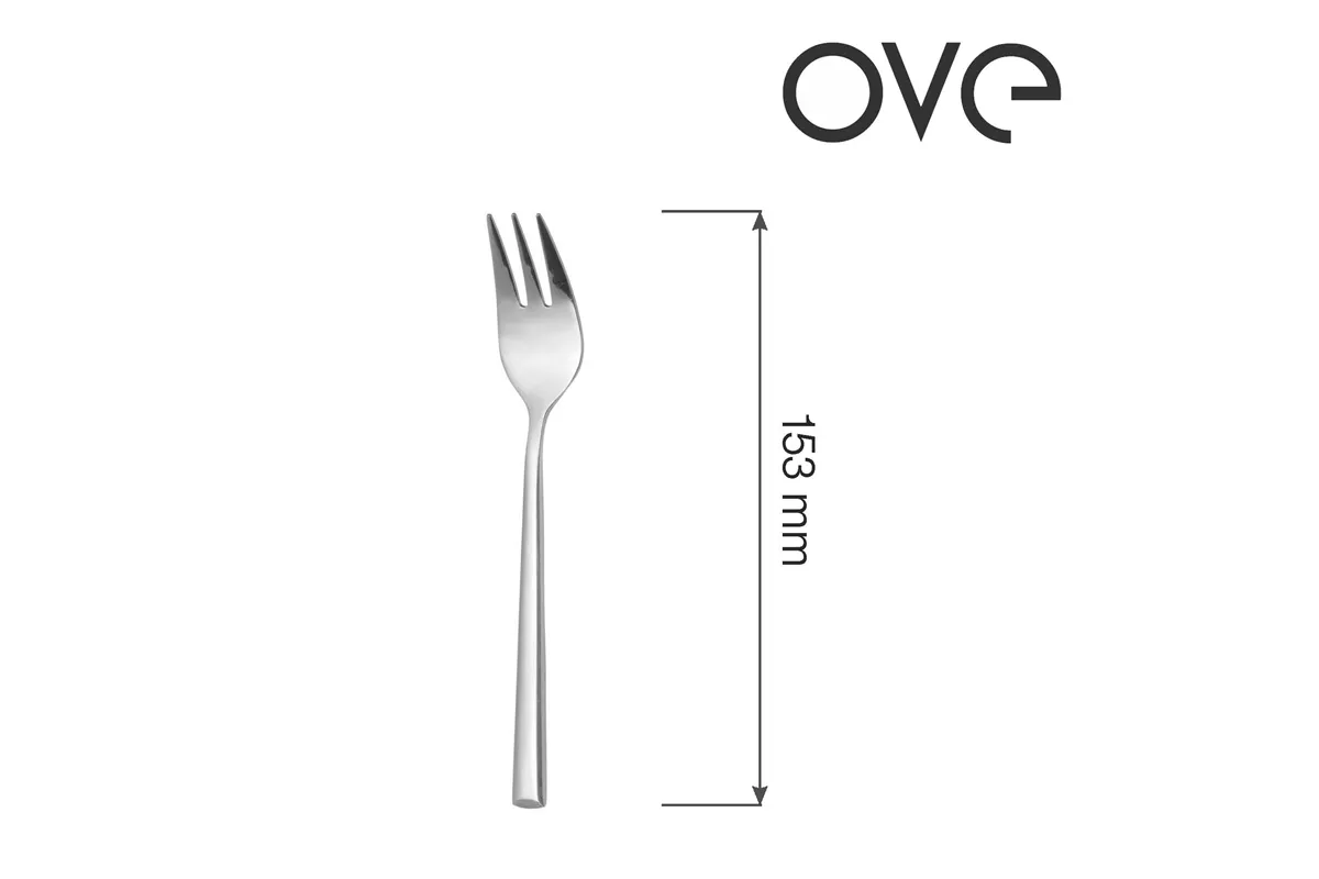 Widelczyk do ciasta Bergen, OVE, 153 mm, zestaw 12 szt. Ove 766897