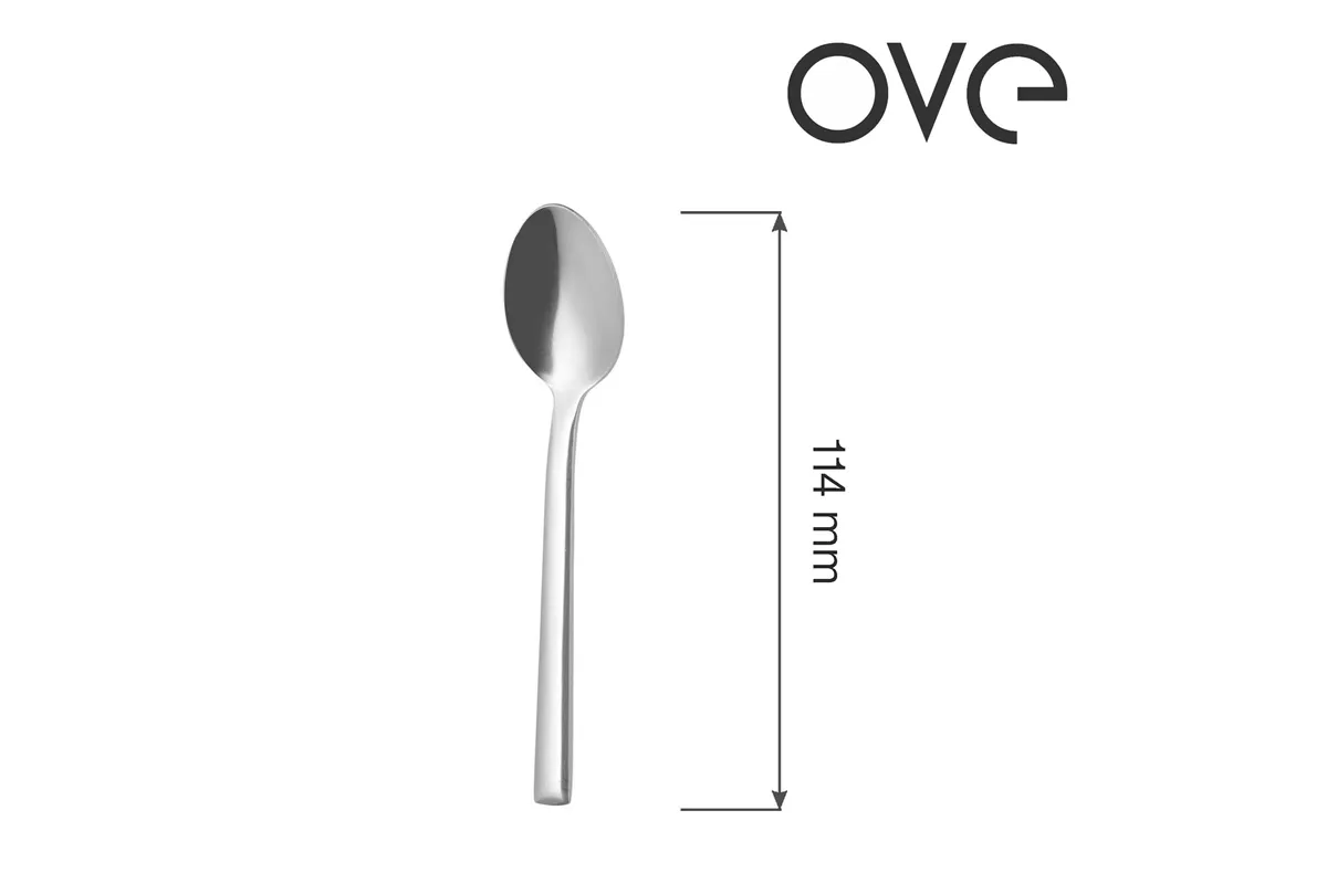 Łyżeczka do kawy Bergen, OVE, 112 mm, zestaw 12 szt. Ove 766903